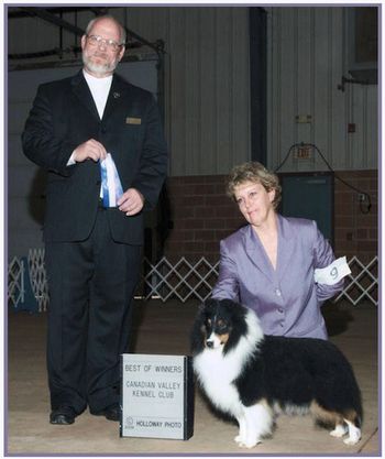 Hunter Winner's Dog & Best of Winner's for 2pts. under Judge Garry K Newton.
