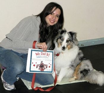 Cathy & Casper completing basic obedience! Way To Go !
