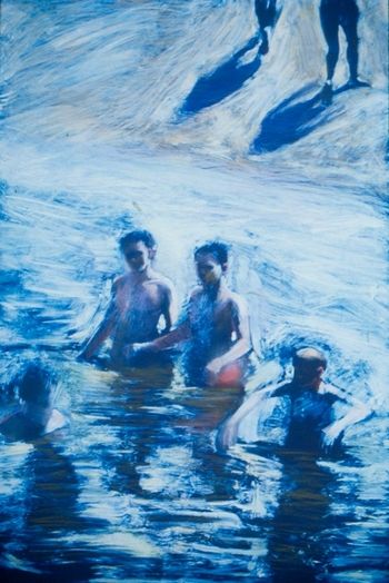 Swimmers___monotype_and_pastel
