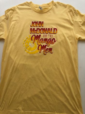 Men's Crew Neck Yellow T-Shirt
