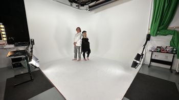 Johnny and Kimaya at RDMG Studio
