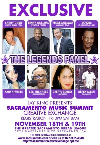 Sacramento Music Summit: Creative Exchange Sacramento, California; Nov. 18 & 19, 2016
