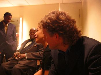 Backstage with Oscar Peterson photo by Sanja Antić
