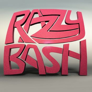 RazzyBashLogo_CAD-rendering Logo Development in 3D Math Data
