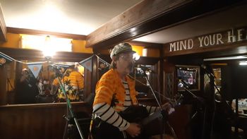 Pub gig at Molloy's in old town Teighnmouth, South Devon, UK
