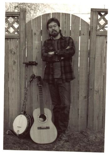 Ancient History #9 - Promo pic for my first solo acoustic show, circa 1989.
