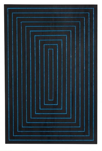 Blue Pyramid, 24" x 36", oil on canvas, 2017, $750
