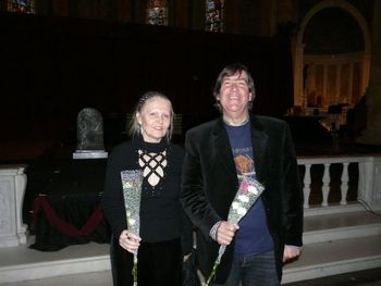 Nov 2009 With Kevin Campbell, Co-Composer of Nightsong
