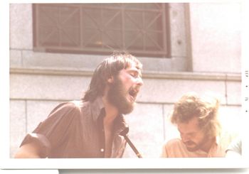 Playing on the Boston Common with Pat Mclaughlin
