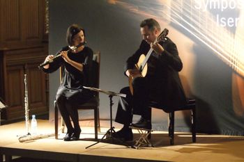Agnew McAllister Duo on stage in Iserlohn
