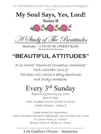 Beautiful Attitudes - A Study Of The Beatitudes
