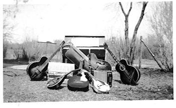 Cyndi Aarrestad - mom's old instruments - Saskatchewan 1940s
