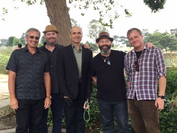 Trudy Lynn gig at Monterey L-R: Sid Morris, Vance Ehlers, Robi Bean, me, Kyle Jester
