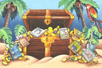 
Randy has a degree in art. This is a painting he did that appears as a backdrop for his "Henry and the Treasure Chest" program. Randy is available to do murals and custom paintings. For information and prices contact him at randypeterson100@gmail.com


