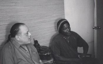 Gregory Corrales & Steven McGill Just chillin during the recording of "Ujima"
