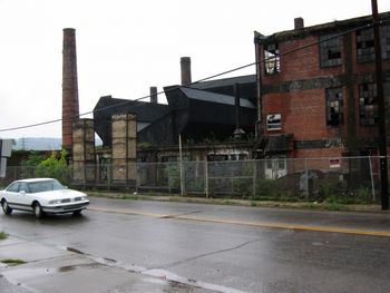 The old Fostoria glass factory in Moundsville

