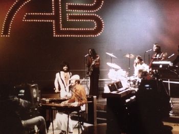 American Bandstand 1976 L to R: 500 pound ABC camera, Bo Wagner, Bruce Blackman, Darryl Kutz, Sloan Hayes, Kenny Crysler, James Cobb
