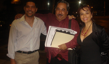 Saul Lopez Music images, Perez Mesa y Nataly Tampa 2012, despues de un concierto del Maestro

