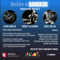 Berklee Global at Siam Music Yamaha and the Bangkok Arts and Culture Center