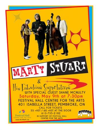 Marty Stuart and Shane at Festival Hall
