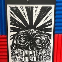 Cabin Fever hand printed silk screen POSTER