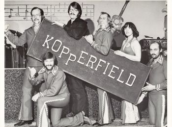 Kopperfield-The first show line-up Chuck, Gary, Lee, Diane, Bob and EK-1978
