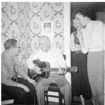 my inspiration! Robert Barry Croston, my grandfather, with some friends :)
