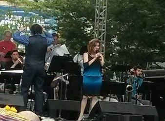 Jeannine Performing at the 2015 DIJF
