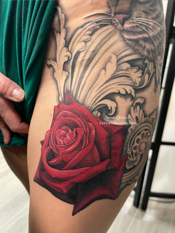 rose detail by Shari Qualls
