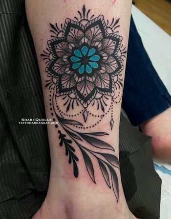 Mandala Tattoo by Shari Qualls at Lucky Bella Tattoos in North Little Rock, AR
