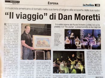 Italy Press Article
