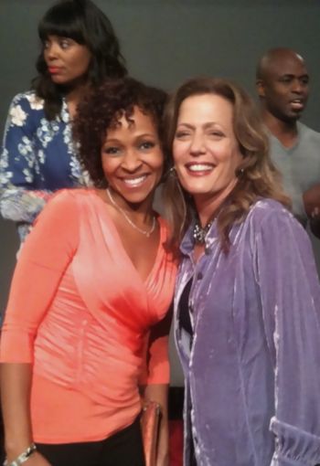 With Nyima Funk on the Whose Line set
