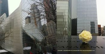 9-11 memorial site Photo Collage by Carmela Tal Baron Feb 2015 NYC
