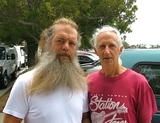 Rick Rubin with Phil in Malibu, CA, before recording.
