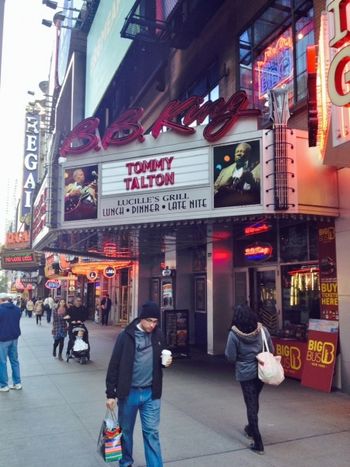 BBKing's marquee in NYC, Oct. 25, 2014
