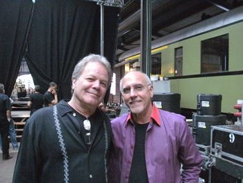 TT with Larry Carlton in Luxembourg 2011. Jazz and Blues Festival.
