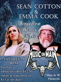 SEAN COTTON & EMMA COOK - Songs for a Winter Night