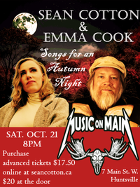 SEAN COTTON & EMMA COOK - Songs for an Autumn Night