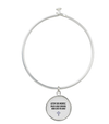 GTM BANGLE BRACELET W ROUND CHARM  