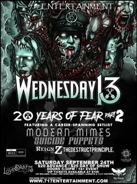 Wednesday 13 - 25 Years of Fear Tour, Part 2