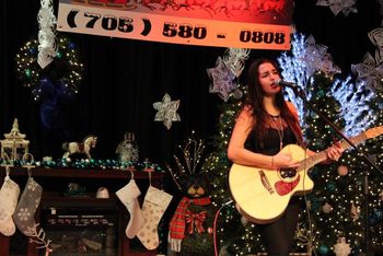 "Had fun singing on the West Nipissing Santa Fund Telethon du Père Noël last night! I congratulate all of the organizers, participants and charitable people who made donations!!" Chanelle *November 29, 2014 - West Nipissing Community and Recreation Centre, Sturgeon Falls, Ontario
