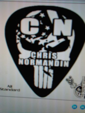 ChrisNormandin custom guitar pick6
