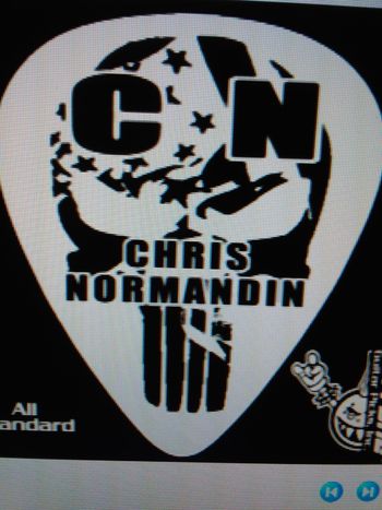 ChrisNormandin custom guitar pick4
