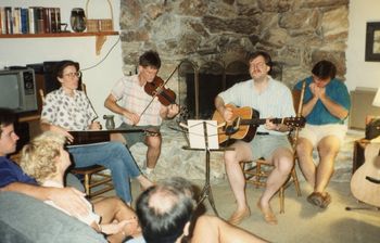 9 House Concert with Janet Curci, Greg Lawrence, and Doug Lawrence - probably JT's "You Can Close Your Eyes."
