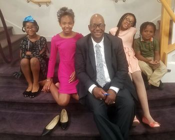 Mannie and Sunday School Students
