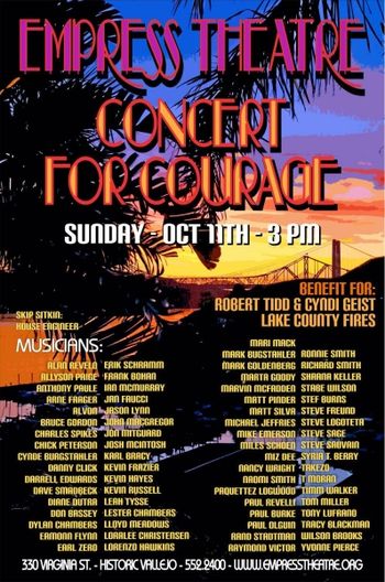 Concert for Courage poster

