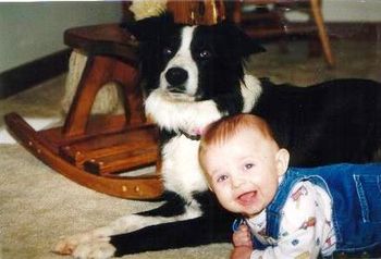 Timer (6 yrs) with baby Michael in 1999
