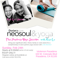 DORIAN'S LIVE NEOSOUL AND YOGA WITH GREG