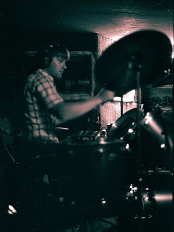 Wayne on Drums, c.1980
