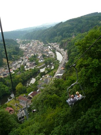 Incredible chairlift ride, Vianden, Luxembourg
